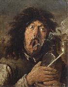 Joos van craesbeck The Smoker Spain oil painting artist